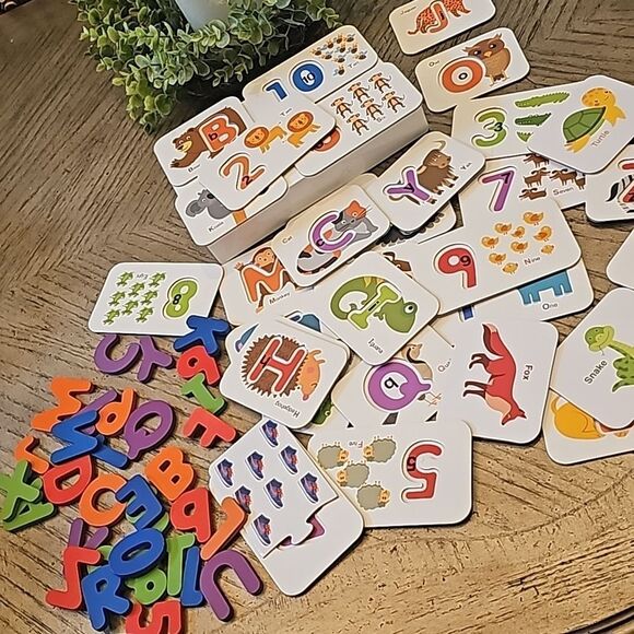 Wooden Number and letter learning toy - Picture 4 of 4